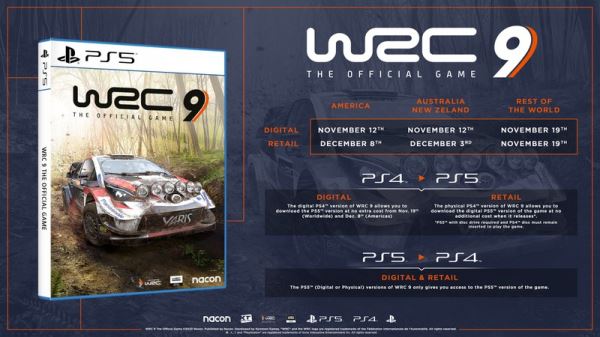 WRC 9 выйдет на PS5 одновременно со стартом консоли