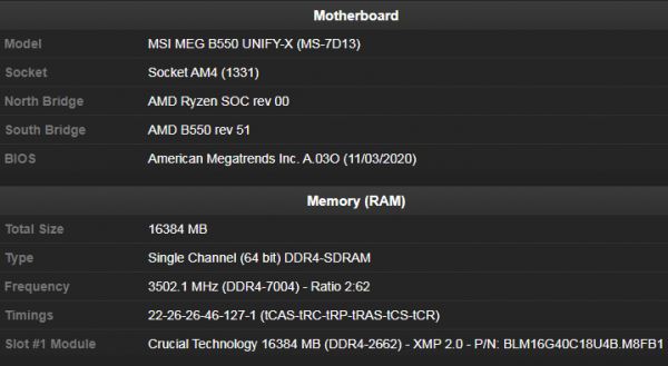 DDR4-7004: новый рекорд разгона памяти оказался подлинным