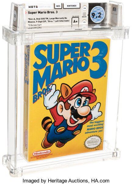 Копия Super Mario Bros 3 стала самой дорогой игрой в мире. Ее купили за 12 млн рублей